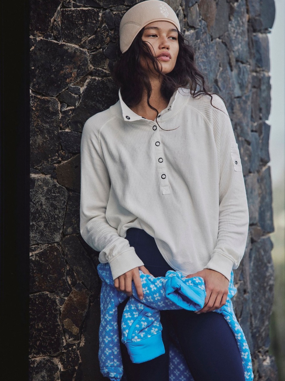 FP Movement by Free People So Fly Henley in Ivory